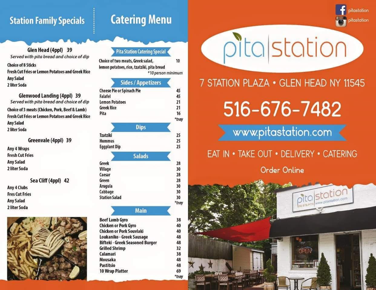 Photo of Pita Station in Glen Head City, New York, United States - 5 Picture of Restaurant, Food, Point of interest, Establishment, Meal takeaway