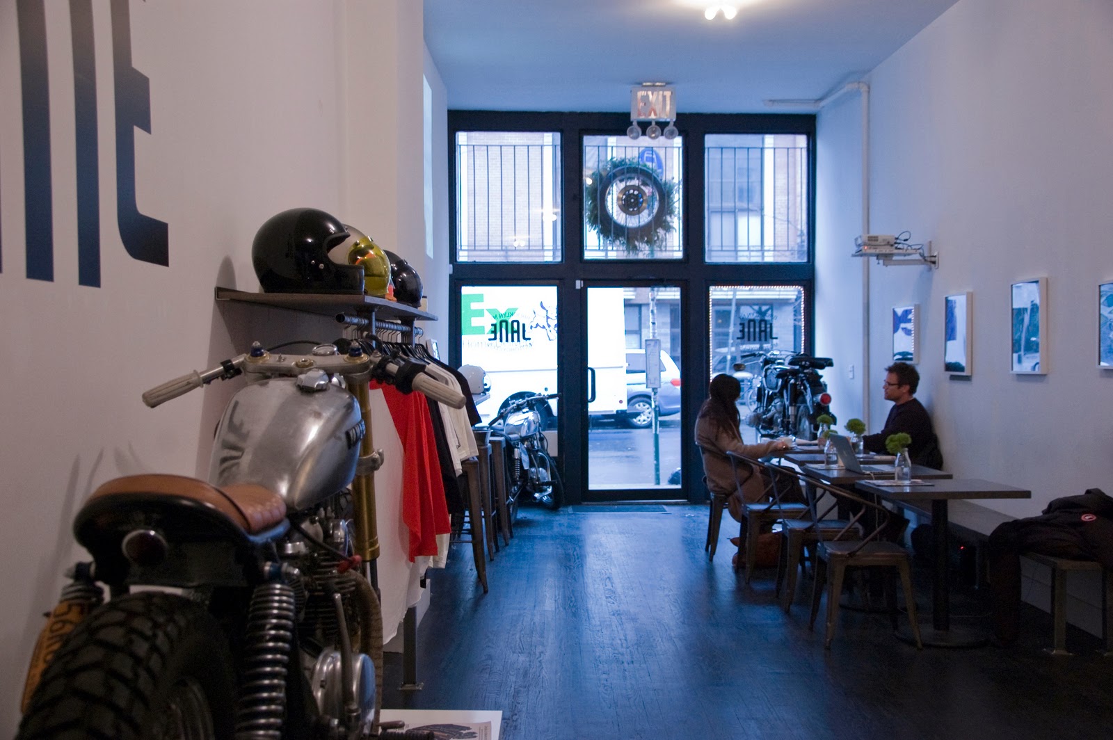 Photo of JANE Motorcycles in Brooklyn City, New York, United States - 7 Picture of Food, Point of interest, Establishment, Store, Cafe, Clothing store, Book store