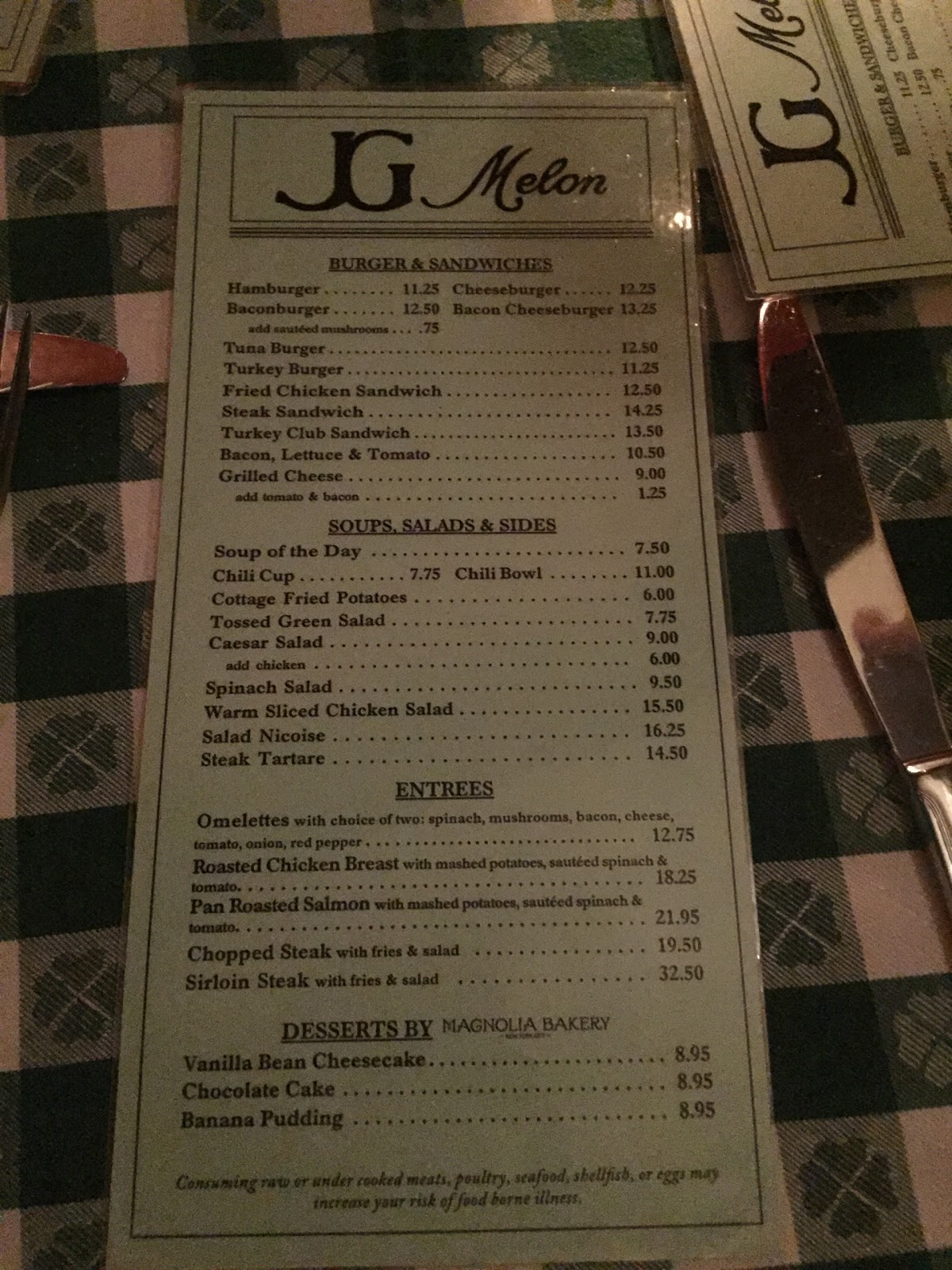 Photo of J.G. Melon in New York City, New York, United States - 5 Picture of Restaurant, Food, Point of interest, Establishment