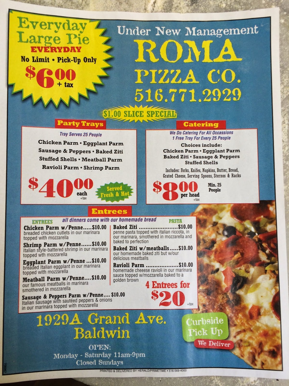 Photo of Roma Pizza Co. in Baldwin City, New York, United States - 3 Picture of Restaurant, Food, Point of interest, Establishment