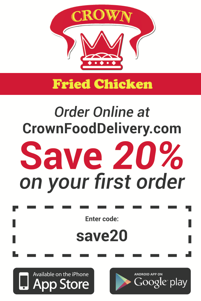 Photo of Crown Fried Chicken & Pizza in Kings County City, New York, United States - 5 Picture of Restaurant, Food, Point of interest, Establishment, Meal takeaway, Meal delivery