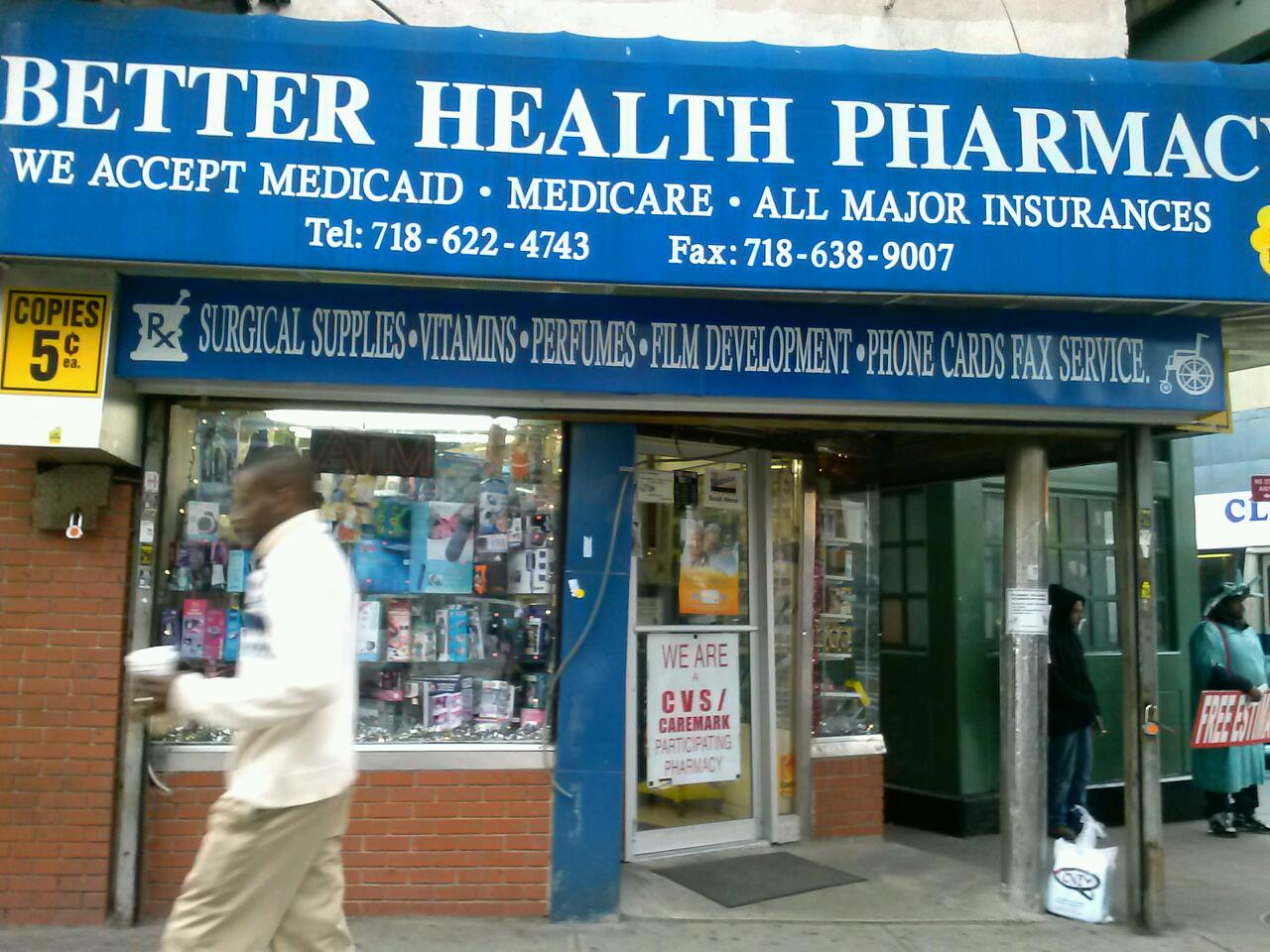 Photo of Better Health Pharmacy in Kings County City, New York, United States - 1 Picture of Point of interest, Establishment, Store, Health, Pharmacy