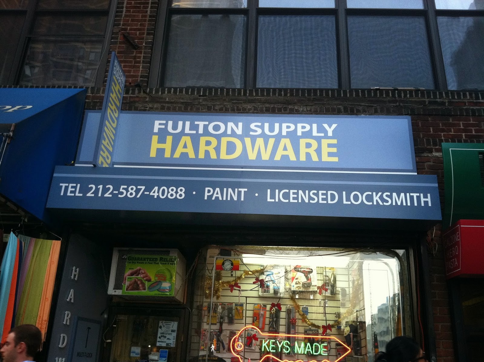 Photo of Fulton Supply Co. in New York City, New York, United States - 2 Picture of Point of interest, Establishment, Store, Home goods store, Hardware store, Locksmith