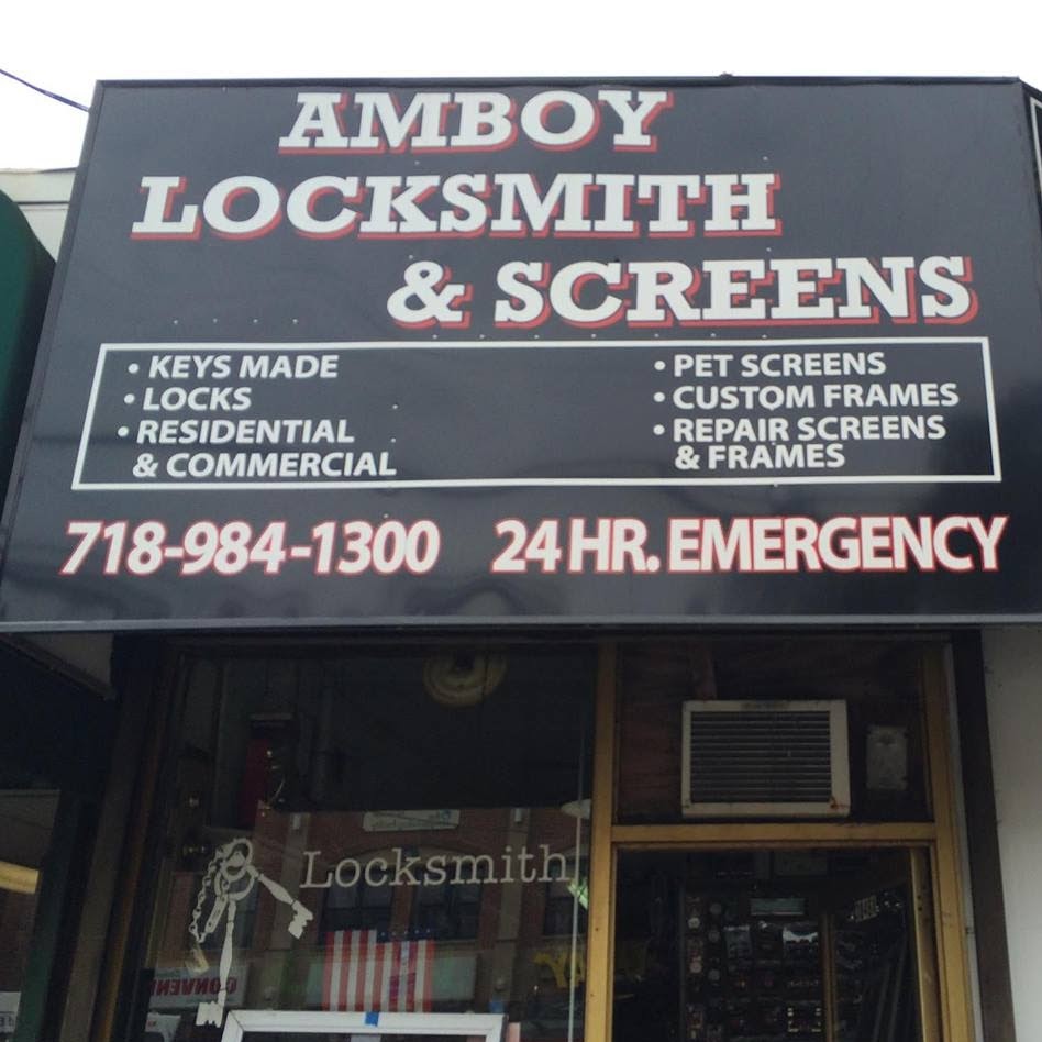 Photo of Amboy Locksmith and Screens Inc. in Staten Island City, New York, United States - 1 Picture of Point of interest, Establishment, General contractor, Locksmith