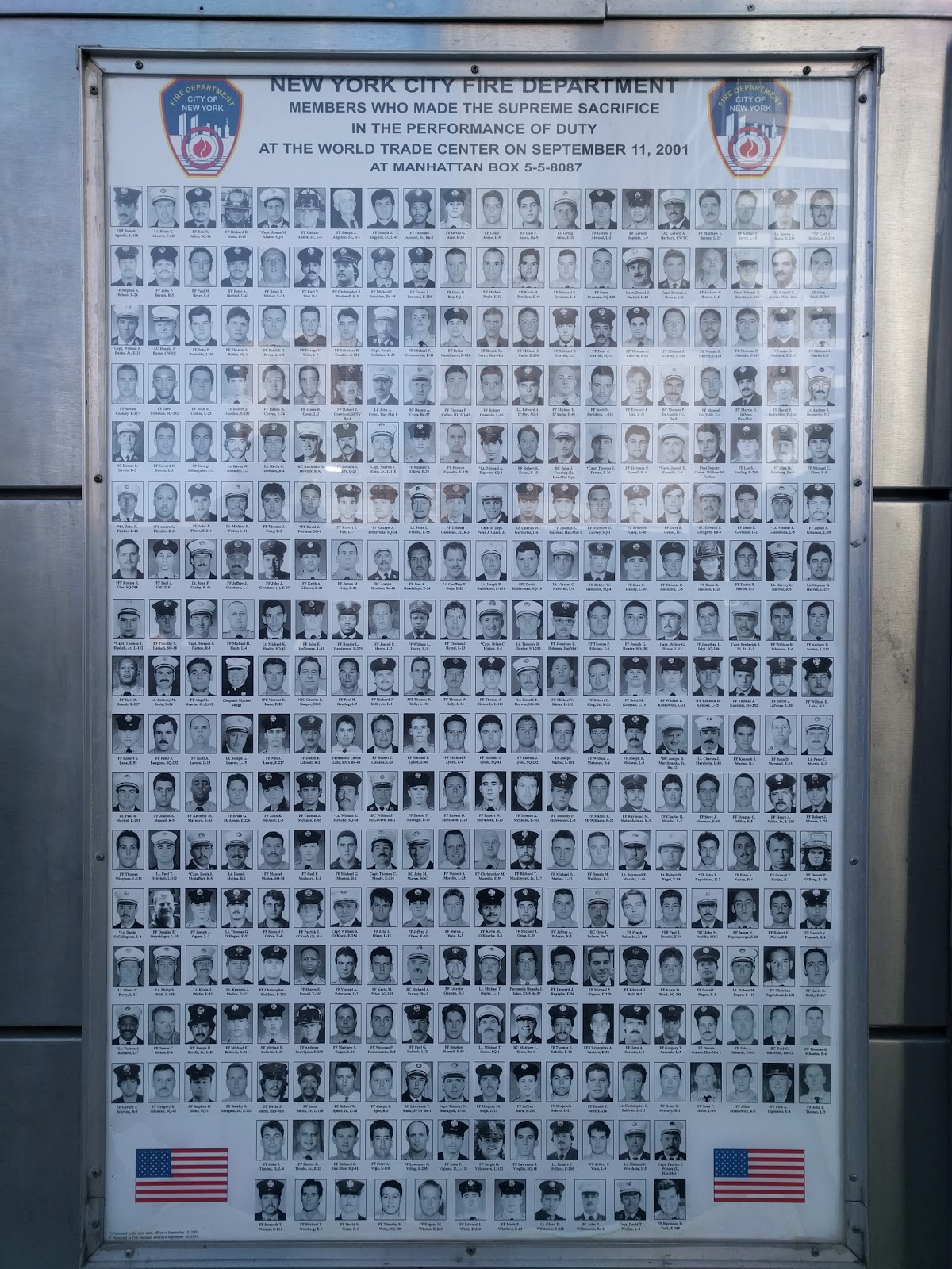 Photo of FDNY 343 Memorial Wall in New York City, New York, United States - 3 Picture of Point of interest, Establishment