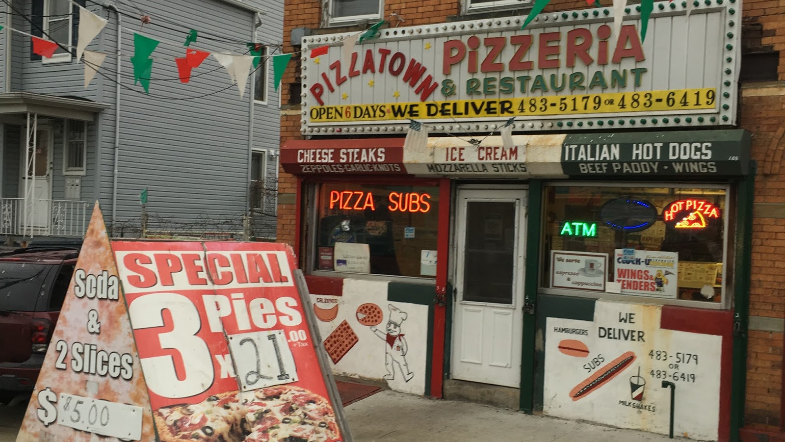 Photo of Pizza Town in Newark City, New Jersey, United States - 8 Picture of Restaurant, Food, Point of interest, Establishment, Meal takeaway, Meal delivery