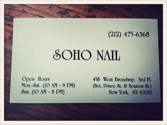 Photo of Soho Nails in New York City, New York, United States - 1 Picture of Point of interest, Establishment, Beauty salon, Hair care
