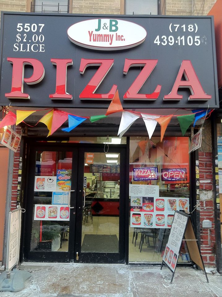 Photo of J&B Yummy Pizza in Brooklyn City, New York, United States - 4 Picture of Restaurant, Food, Point of interest, Establishment, Meal takeaway, Meal delivery