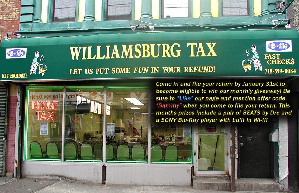 Photo of Williamsburg Tax Service in Kings County City, New York, United States - 1 Picture of Point of interest, Establishment, Finance, Accounting