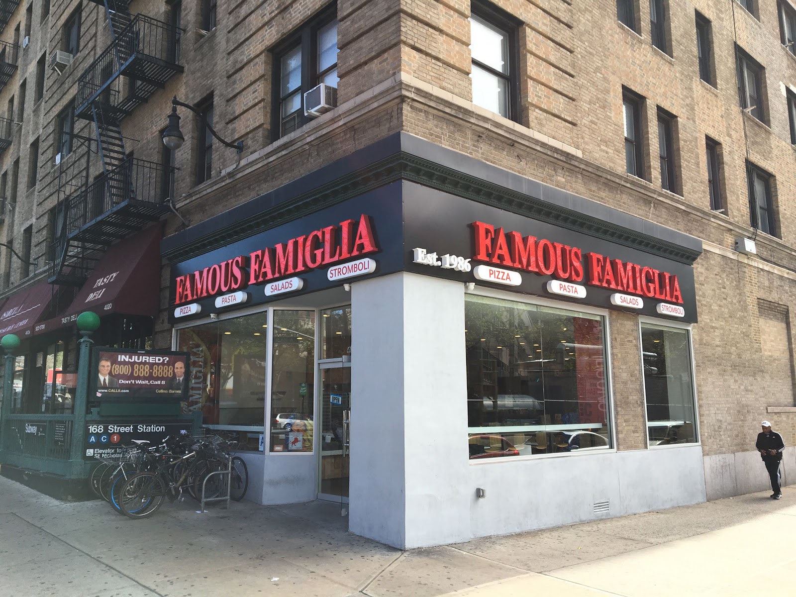 Photo of Famous Famiglia Pizzeria in New York City, New York, United States - 1 Picture of Restaurant, Food, Point of interest, Establishment, Meal takeaway