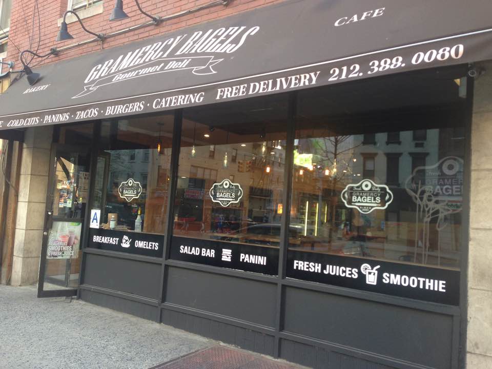 Photo of Gramercy Bagels in New York City, New York, United States - 2 Picture of Restaurant, Food, Point of interest, Establishment, Store, Meal takeaway, Cafe, Bakery