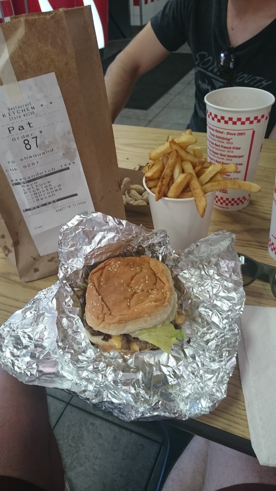 Photo of Five Guys Burgers and Fries in New York City, New York, United States - 9 Picture of Restaurant, Food, Point of interest, Establishment, Meal takeaway