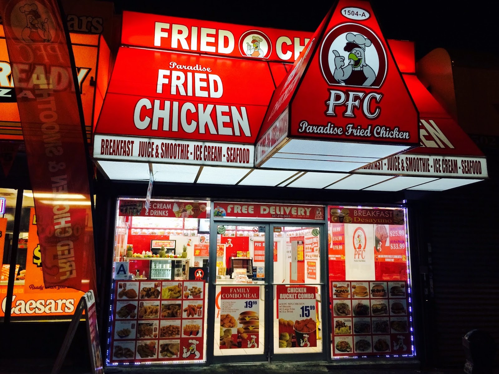 Photo of PFC (Fried Chicken & Smoothie) in Bronx City, New York, United States - 1 Picture of Restaurant, Food, Point of interest, Establishment, Store