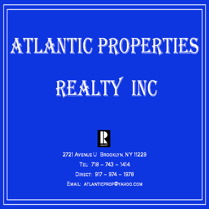 Photo of ATLANTIC PROPERTIES REALTY in Kings County City, New York, United States - 3 Picture of Point of interest, Establishment, Finance, Real estate agency
