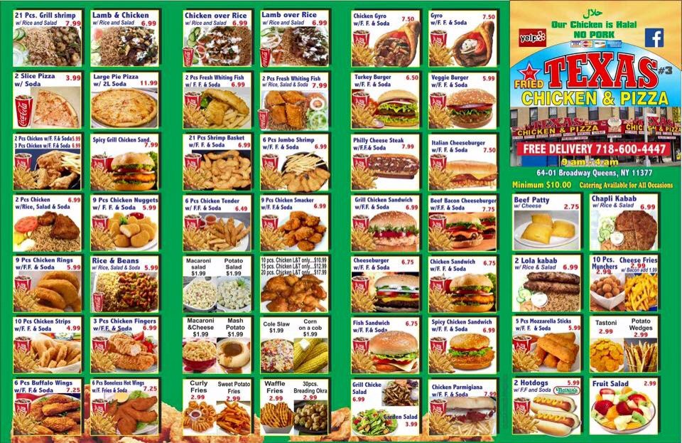 Photo of New Texas Chicken & Pizza in Woodside City, New York, United States - 10 Picture of Restaurant, Food, Point of interest, Establishment