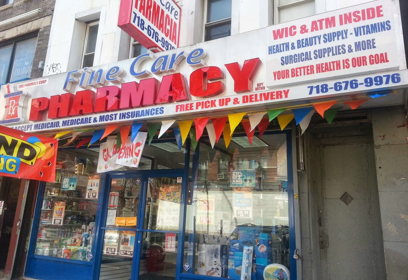 Photo of Fine Care Pharmacy in Kings County City, New York, United States - 1 Picture of Point of interest, Establishment, Store, Health, Pharmacy