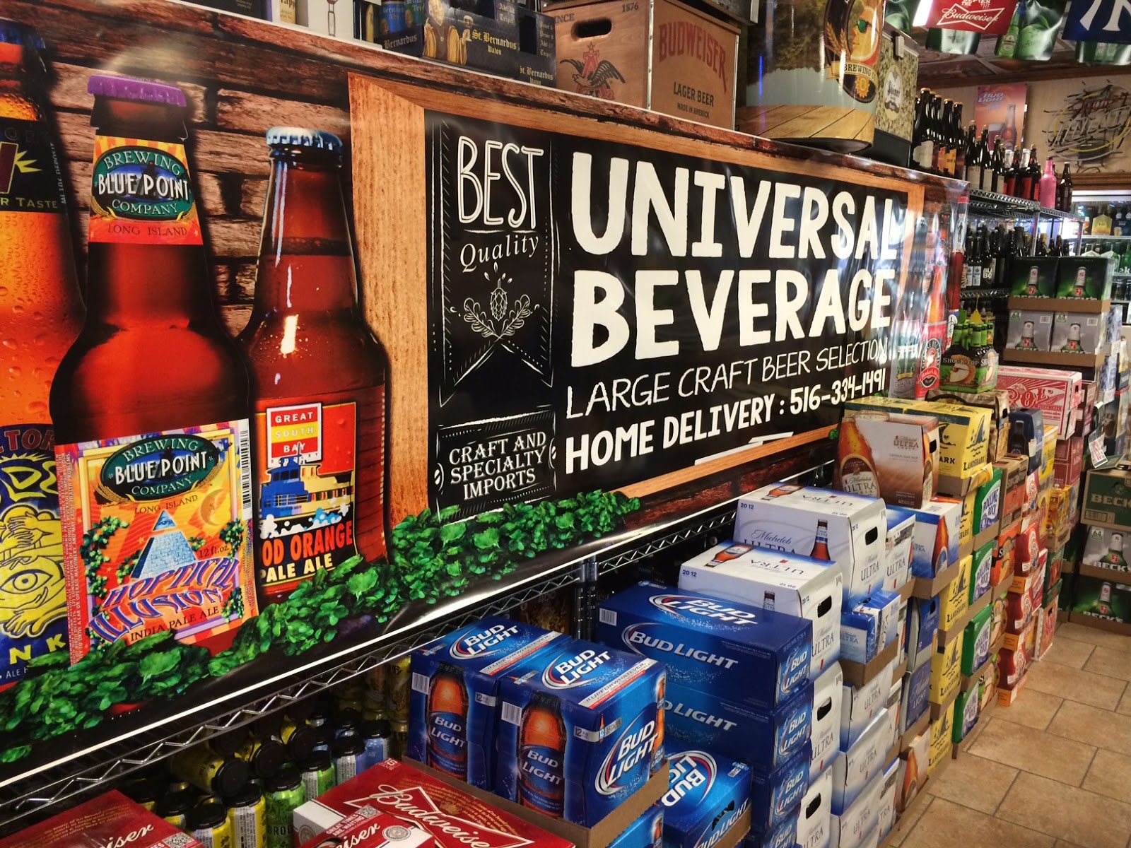 Photo of Universal Beverage in Carle Place City, New York, United States - 7 Picture of Point of interest, Establishment, Store, Liquor store