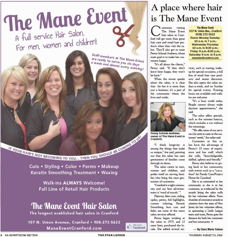 Photo of The Mane Event Hair Salon in Cranford City, New Jersey, United States - 5 Picture of Point of interest, Establishment, Health, Hair care