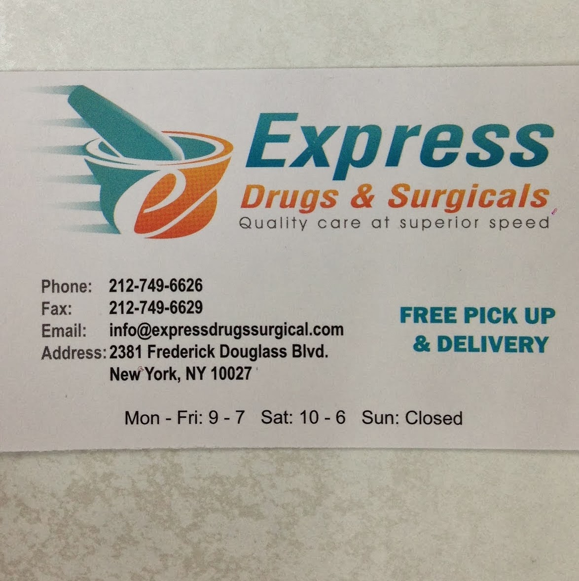 Photo of Express Drugs & Surgicals in New York City, New York, United States - 1 Picture of Point of interest, Establishment, Store, Health, Pharmacy