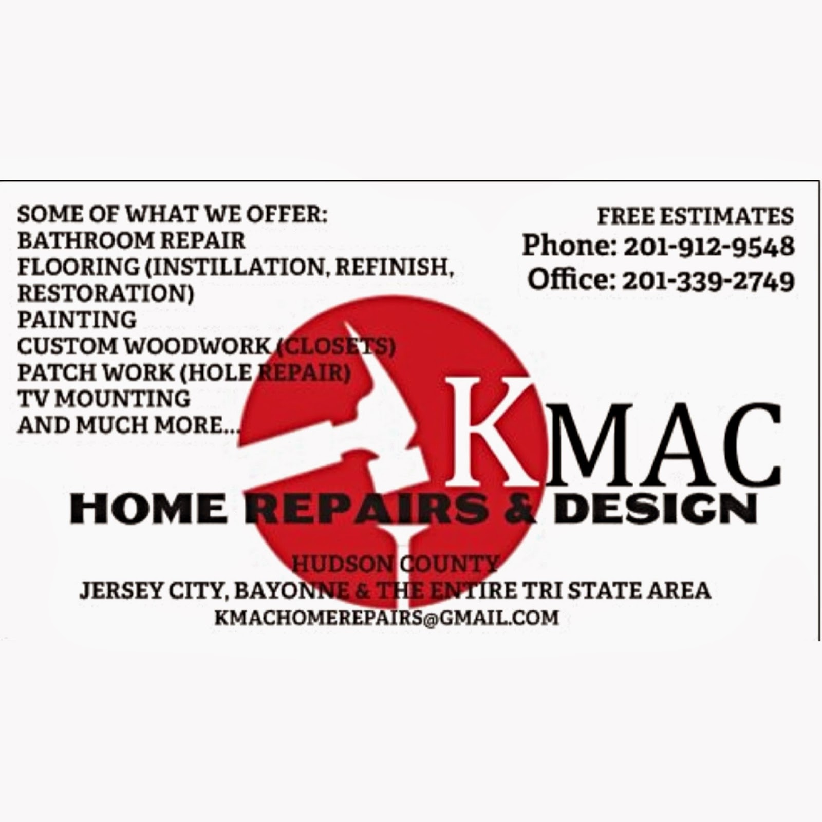 Photo of KMAC Home Repairs and Custom Designs in Bayonne City, New Jersey, United States - 1 Picture of Point of interest, Establishment, General contractor