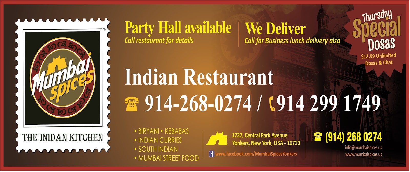 Photo of Mumbai Spices Indian Restaurant & Sports Bar in Yonkers City, New York, United States - 9 Picture of Restaurant, Food, Point of interest, Establishment, Bar