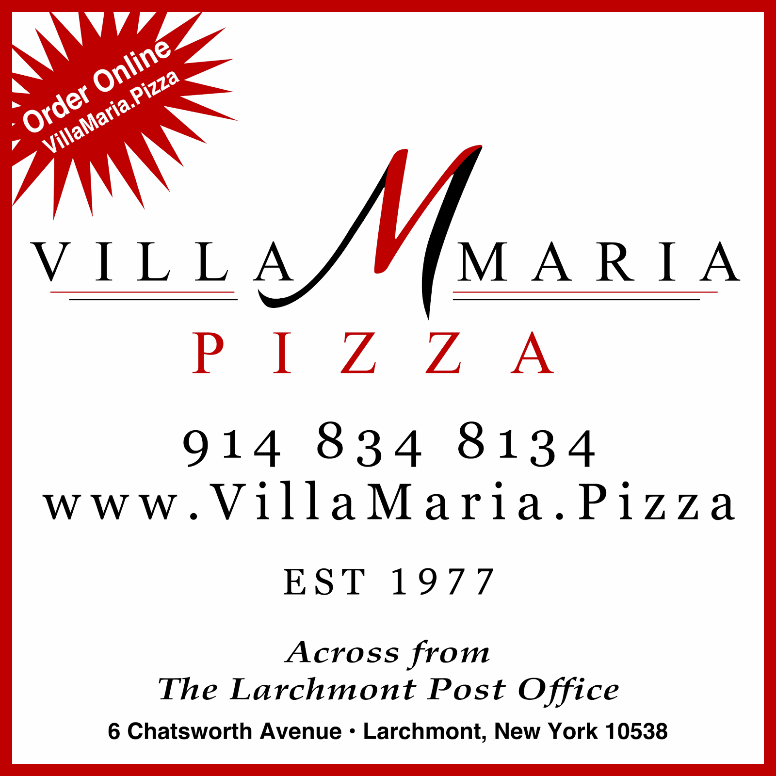 Photo of Villa Maria Pizza in Larchmont City, New York, United States - 2 Picture of Restaurant, Food, Point of interest, Establishment