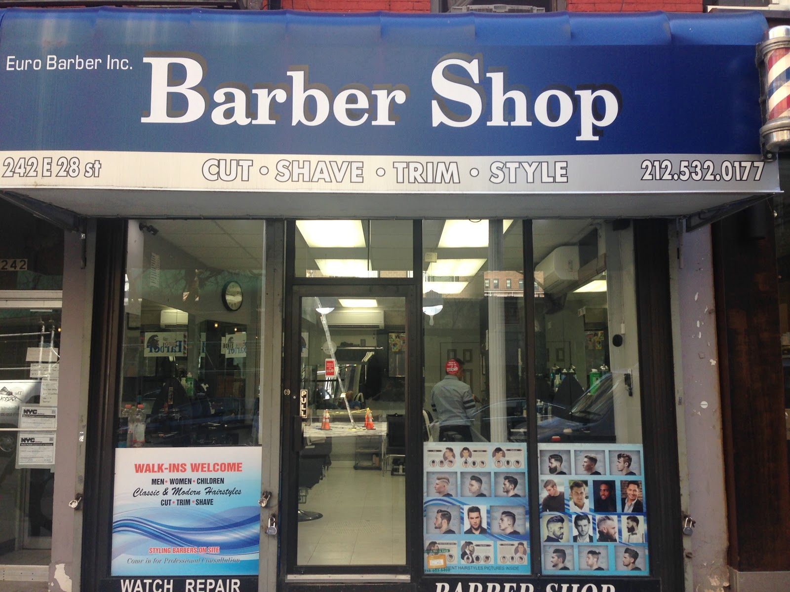 Photo of Euro Barber Shop in New York City, New York, United States - 1 Picture of Point of interest, Establishment, Health, Beauty salon, Hair care