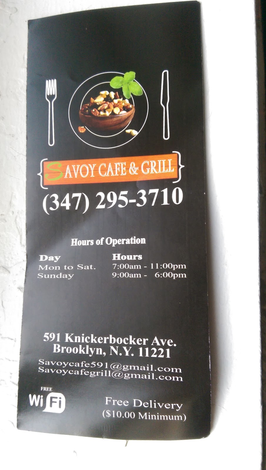 Photo of Savoy Cafe & Grill in Kings County City, New York, United States - 4 Picture of Restaurant, Food, Point of interest, Establishment, Cafe