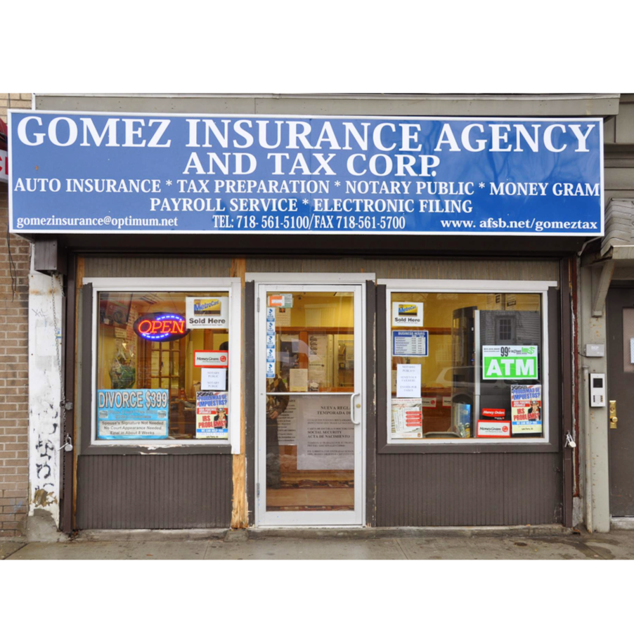 Photo of Gomez Insurance Agency & Tax Corp in Bronx City, New York, United States - 1 Picture of Point of interest, Establishment, Finance, Accounting, Insurance agency