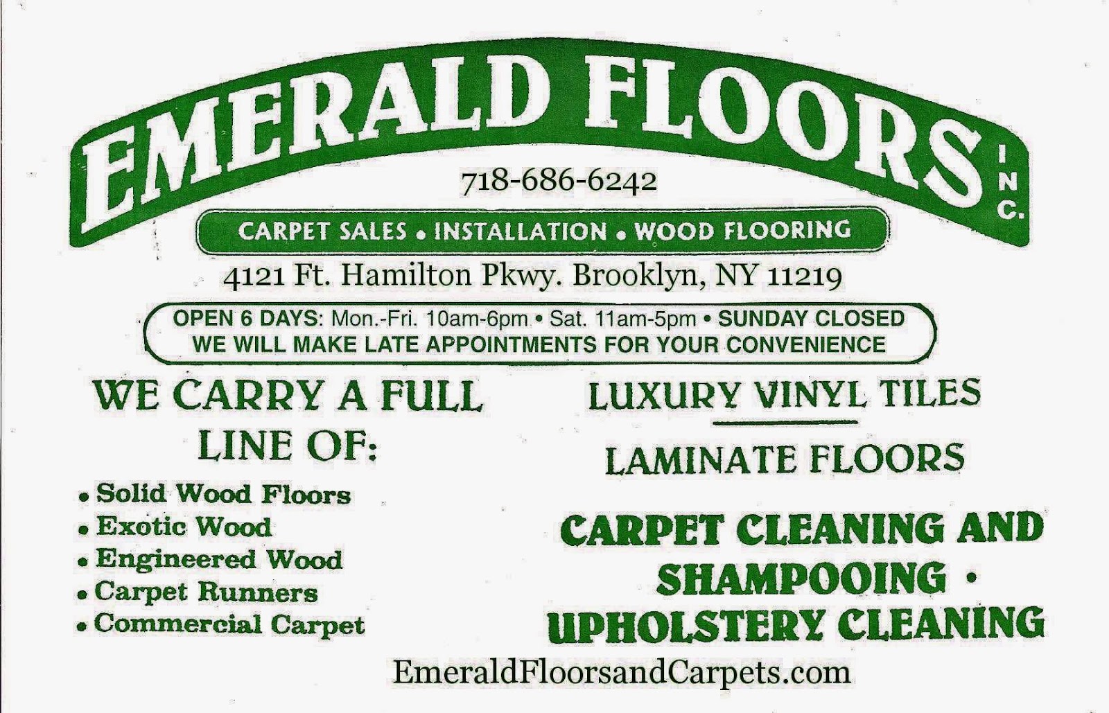 Photo of Emerald Carpets in Kings County City, New York, United States - 1 Picture of Point of interest, Establishment, Store, Home goods store, General contractor