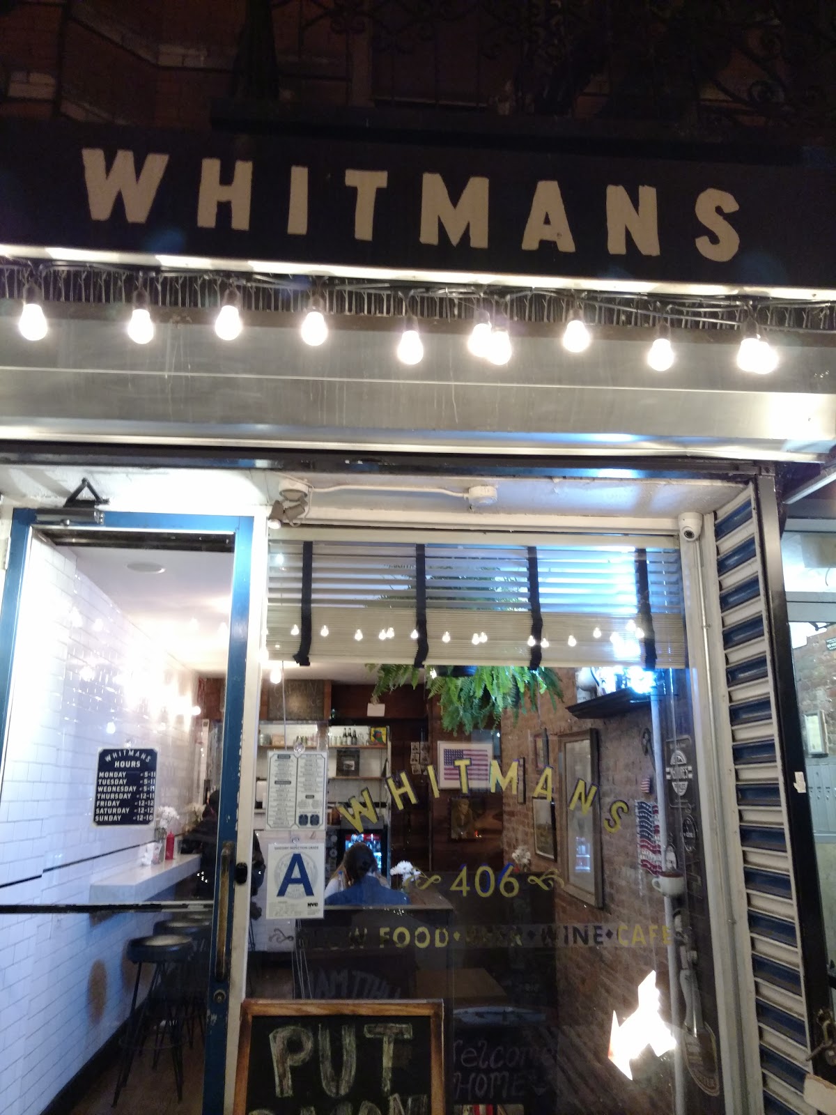 Photo of Whitmans in New York City, New York, United States - 5 Picture of Restaurant, Food, Point of interest, Establishment, Meal takeaway