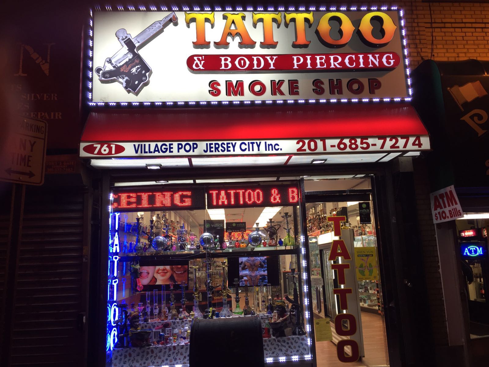 Photo of Village Pop Tattoo & Body Piercing/Smoke Shop in Jersey City, New Jersey, United States - 4 Picture of Point of interest, Establishment, Store