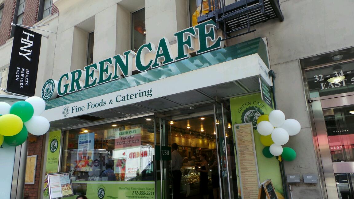 Photo of Green Cafe in New York City, New York, United States - 1 Picture of Restaurant, Food, Point of interest, Establishment, Meal takeaway, Cafe