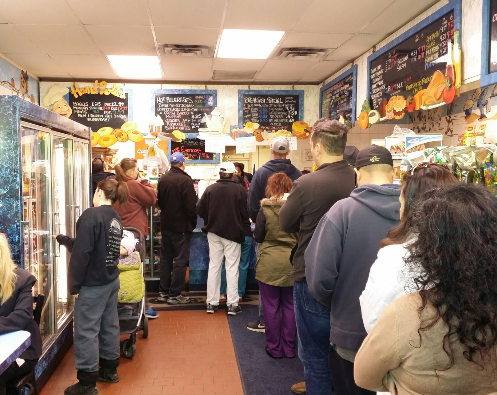 Photo of Hand Rolled Bagels in New Hyde Park City, New York, United States - 1 Picture of Food, Point of interest, Establishment, Store, Bakery