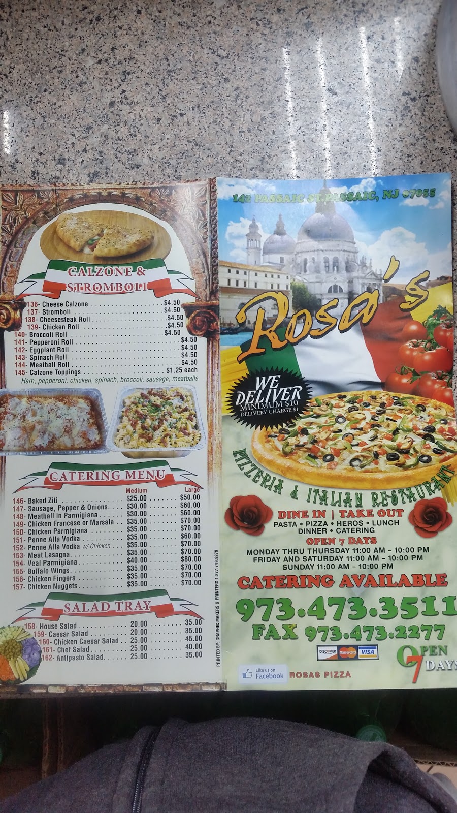 Photo of Rosa's Pizza in Passaic City, New Jersey, United States - 2 Picture of Restaurant, Food, Point of interest, Establishment