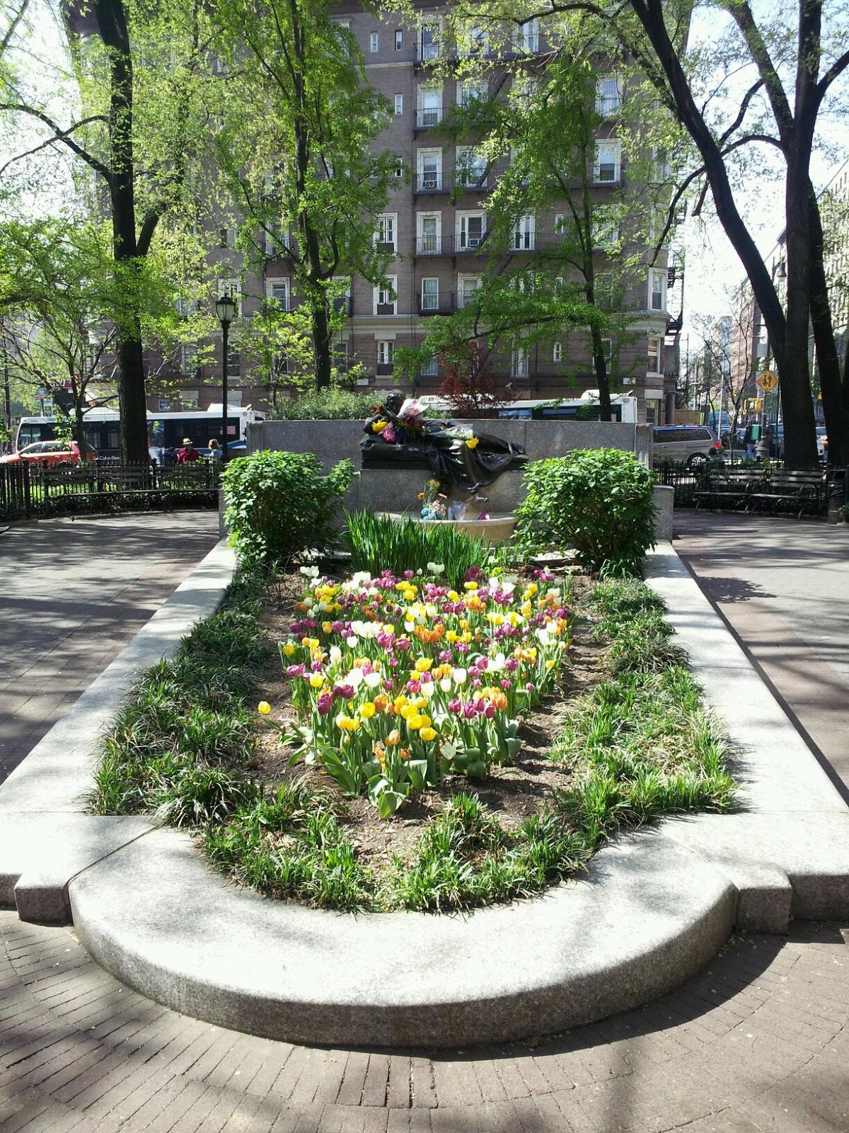 Photo of Straus Park in New York City, New York, United States - 1 Picture of Point of interest, Establishment, Park