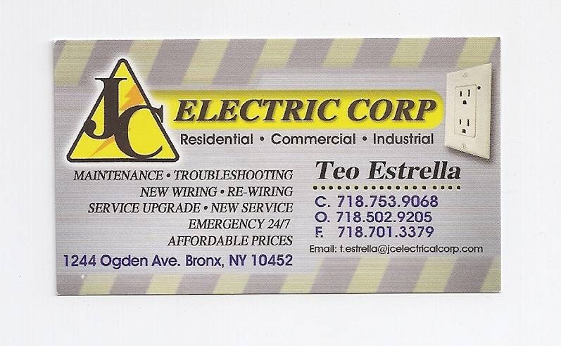 Photo of JC Electrical Contractor Corporation in Bronx City, New York, United States - 1 Picture of Point of interest, Establishment, Electrician