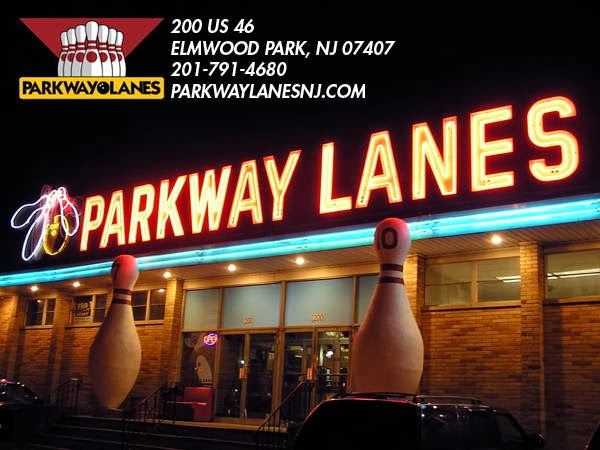 Photo of Parkway Lanes in Elmwood Park City, New Jersey, United States - 1 Picture of Restaurant, Food, Point of interest, Establishment, Meal takeaway, Bar, Bowling alley