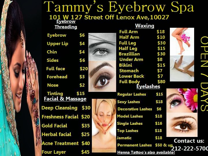 Photo of Tammys Eye Brow Spa in New York City, New York, United States - 1 Picture of Point of interest, Establishment, Health, Spa, Beauty salon