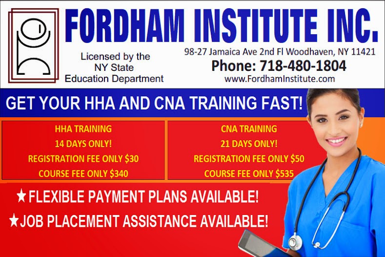 Photo of Fordham Institute Inc. in Queens City, New York, United States - 5 Picture of Point of interest, Establishment, School, Health, Insurance agency