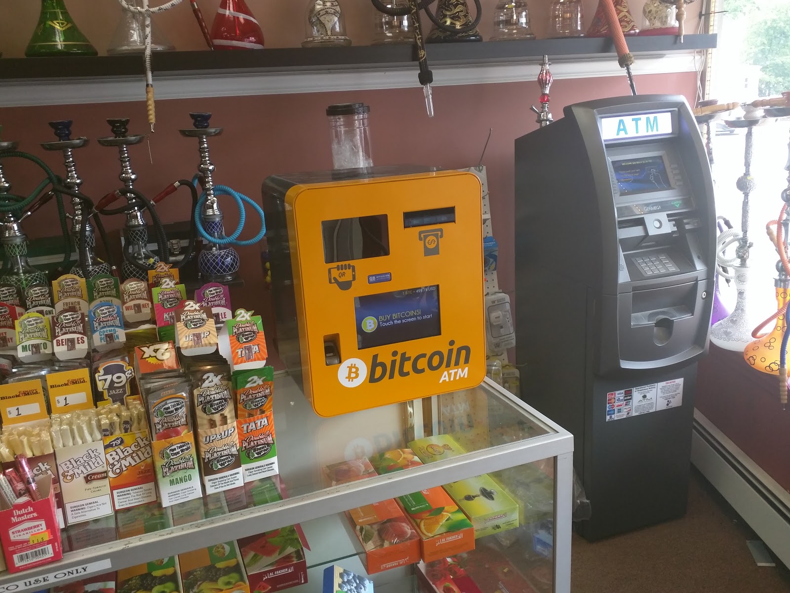 Photo of Bitcoin Direct ATM inside Castle of Hookah in Clifton City, New Jersey, United States - 2 Picture of Point of interest, Establishment, Finance, Atm