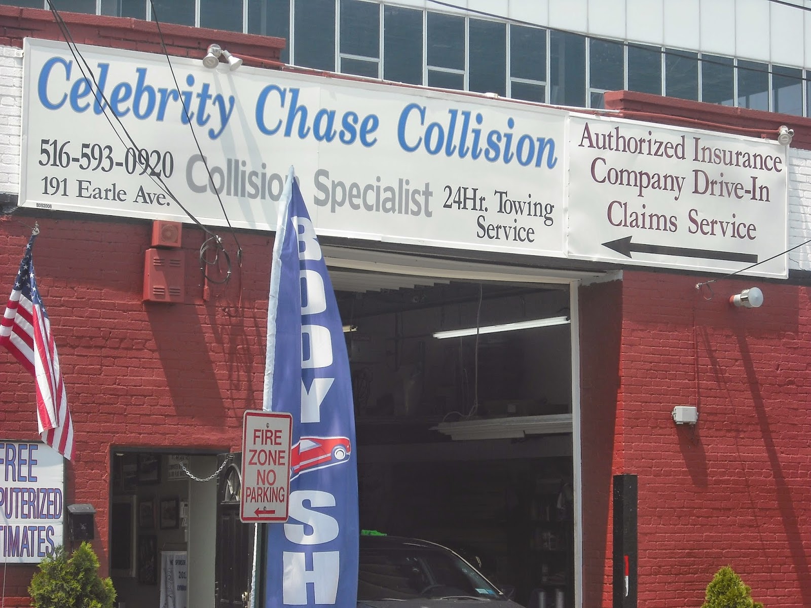 Photo of Celebrity Chase Collision in Lynbrook City, New York, United States - 2 Picture of Point of interest, Establishment, Car repair