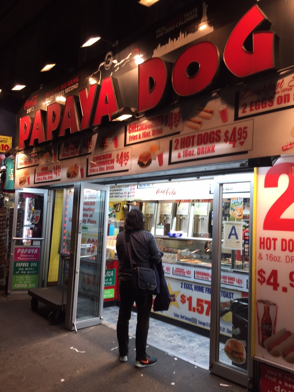 Photo of Papaya Dog in New York City, New York, United States - 2 Picture of Restaurant, Food, Point of interest, Establishment, Meal takeaway
