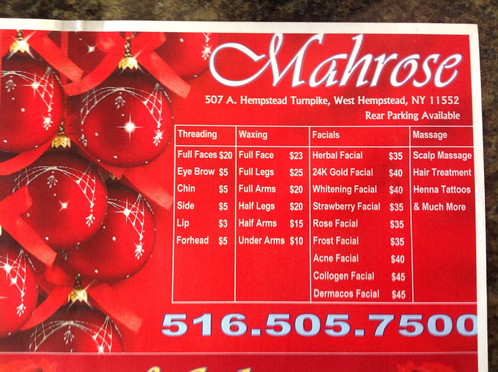 Photo of Mahrose waxing and threading place Inc in West Hempstead City, New York, United States - 6 Picture of Point of interest, Establishment, Health, Spa, Beauty salon, Hair care