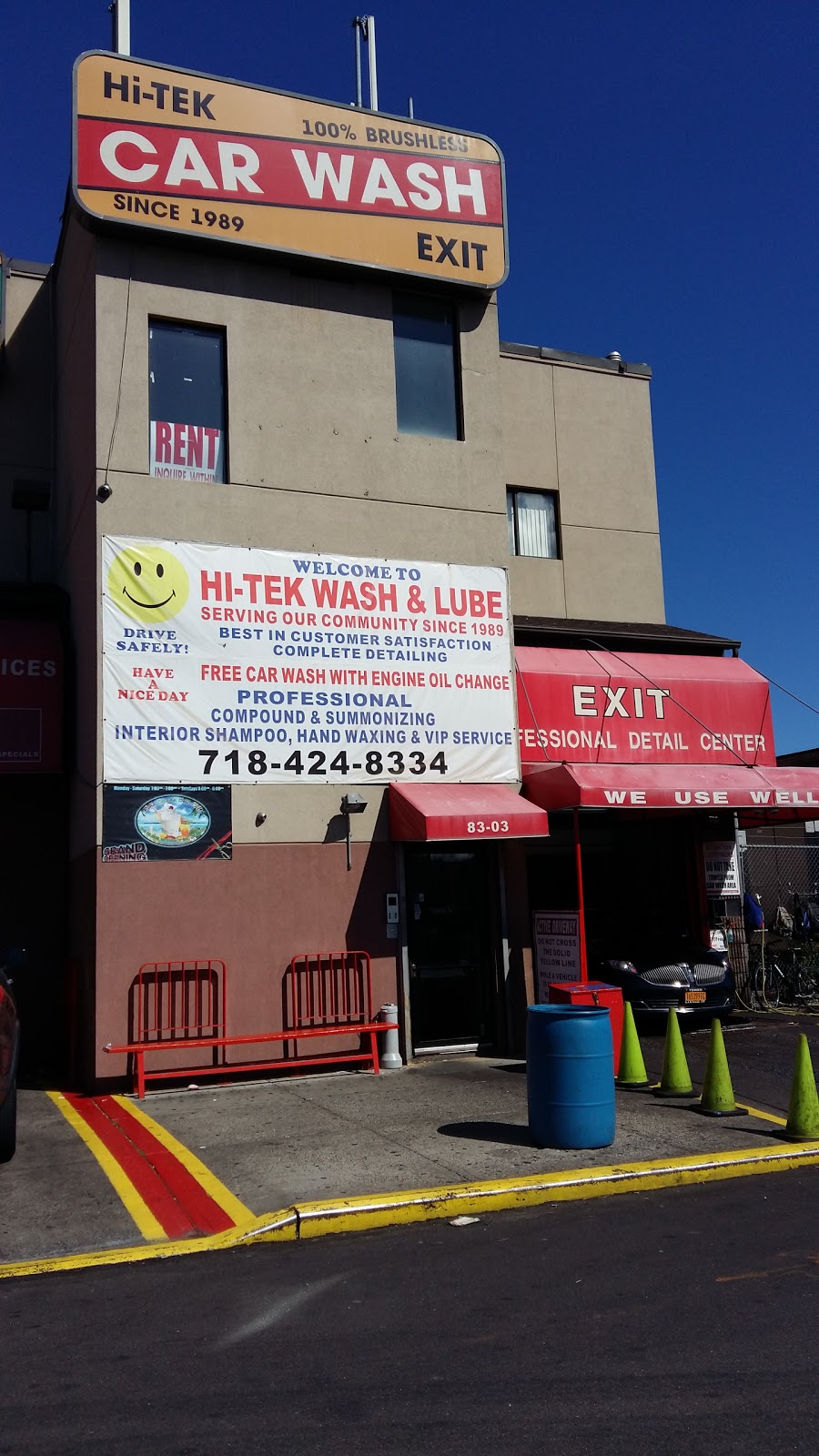 Photo of Hi-Tek Car Wash & Lube Inc. in Queens City, New York, United States - 2 Picture of Point of interest, Establishment, Car repair, Car wash
