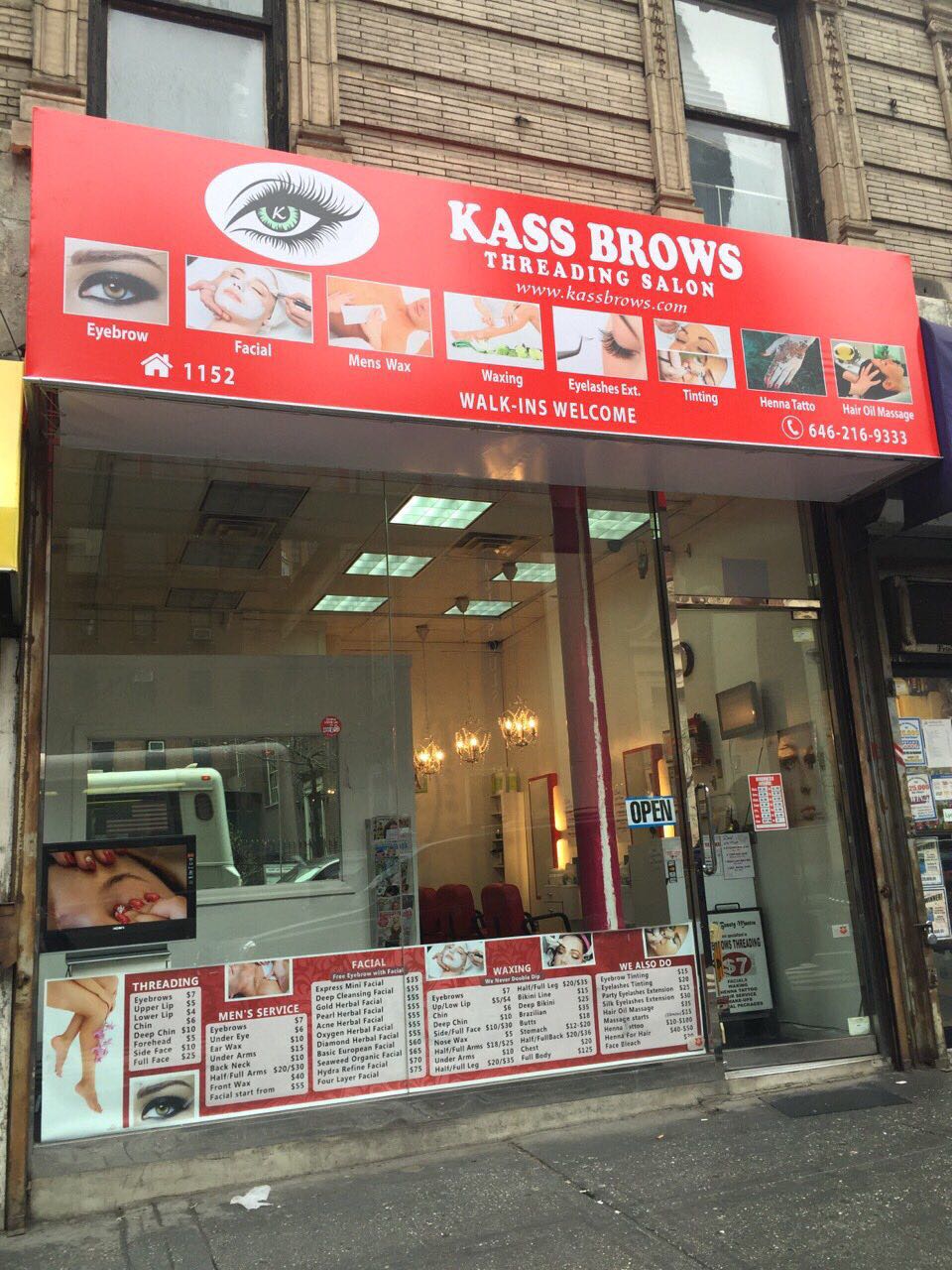 Photo of Kass Brows Threading Salon in New York City, New York, United States - 1 Picture of Point of interest, Establishment, Beauty salon, Hair care