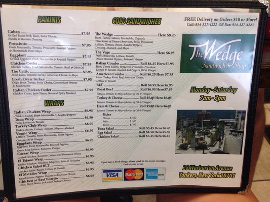 Photo of The Wedge Sandwich Shop in Yonkers City, New York, United States - 5 Picture of Restaurant, Food, Point of interest, Establishment, Meal takeaway