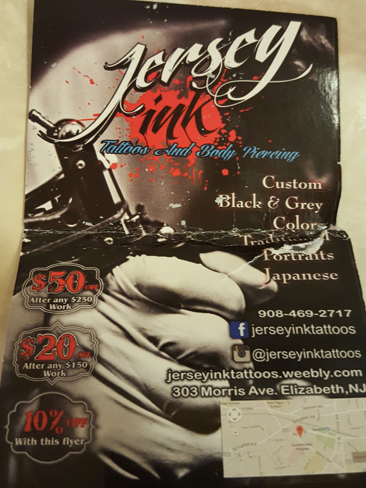 Photo of Jersey Ink Tattoos & Piercings in Elizabeth City, New Jersey, United States - 5 Picture of Point of interest, Establishment