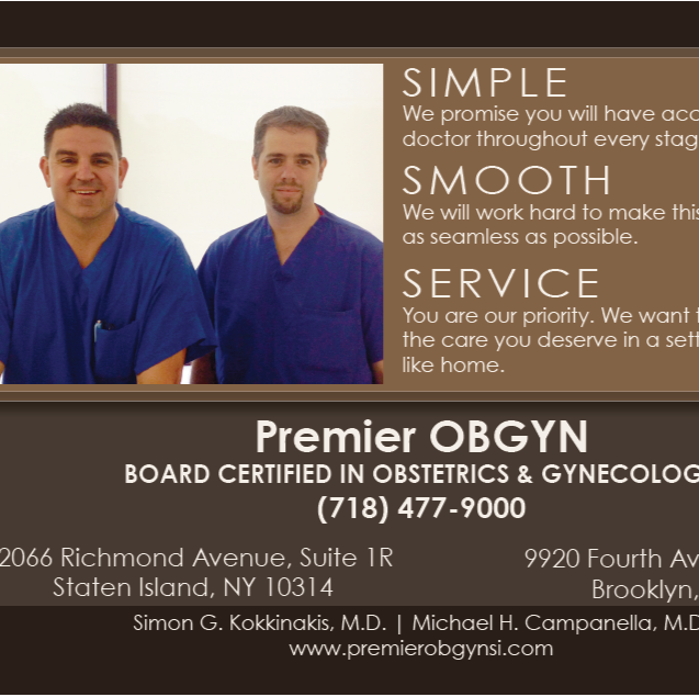 Photo of Premier OBGYN. Dr. Simon Kokkinakis & Dr. Michael Campanella in Staten Island City, New York, United States - 2 Picture of Point of interest, Establishment, Health