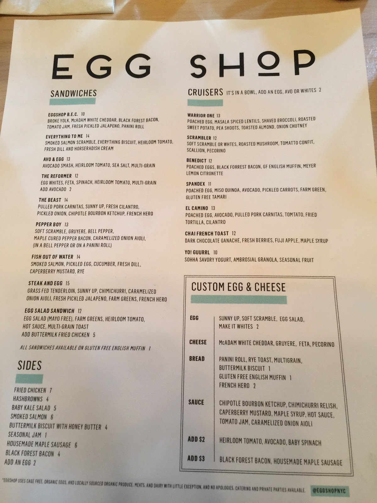 Photo of Egg Shop in New York City, New York, United States - 9 Picture of Restaurant, Food, Point of interest, Establishment, Meal takeaway, Cafe, Bar